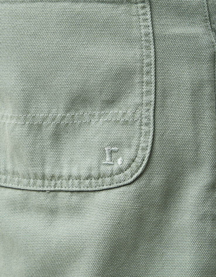 Route One Washed Canvas Shorts - Green Bay