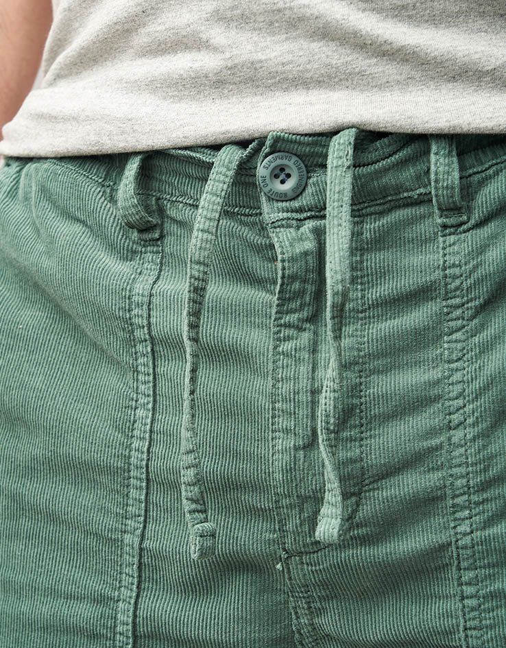 Route One Cord Shorts - Silver Pine