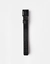 Lowlife Dub Leather Belt - Black Snakeskin