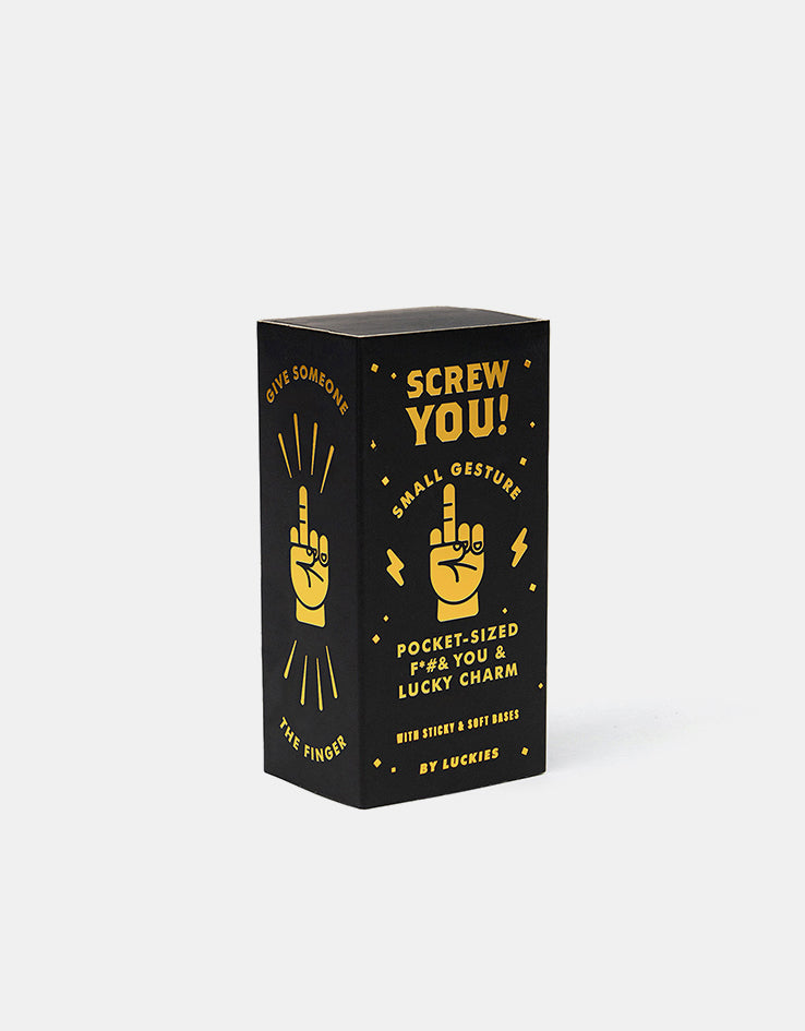 Screw You Good Luck Charm - Gold