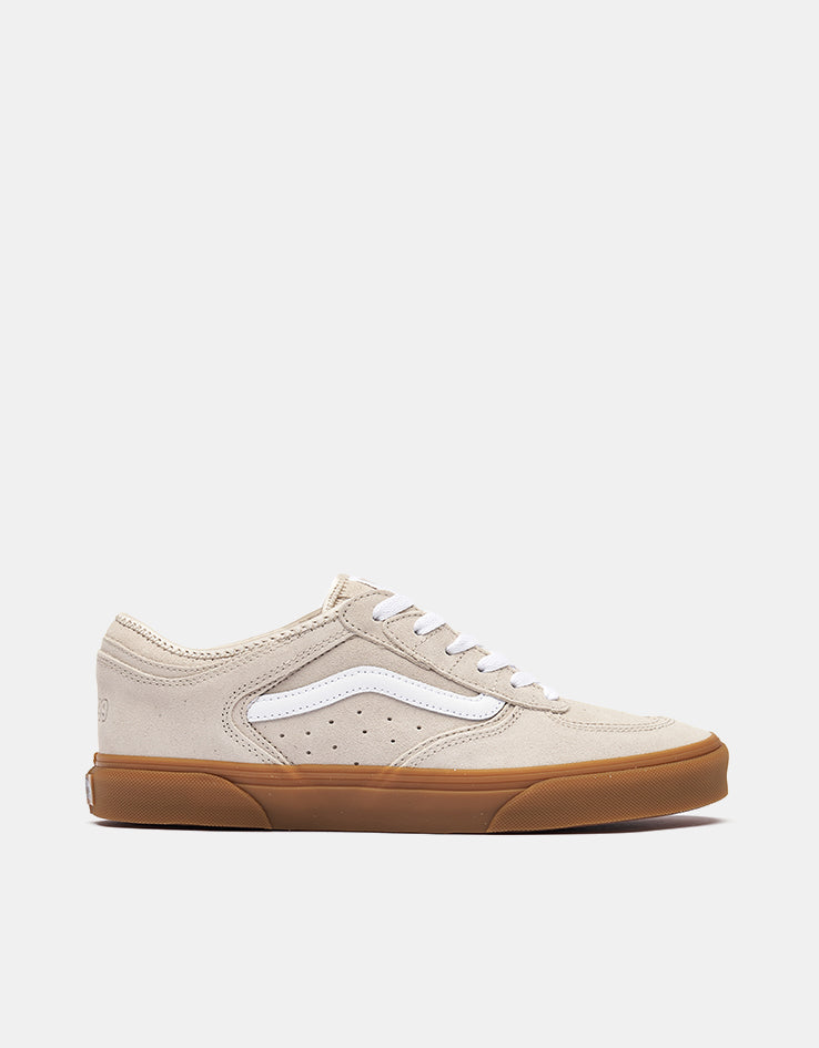 Vans Rowley Classic Skate Shoes - Oatmeal/Gum