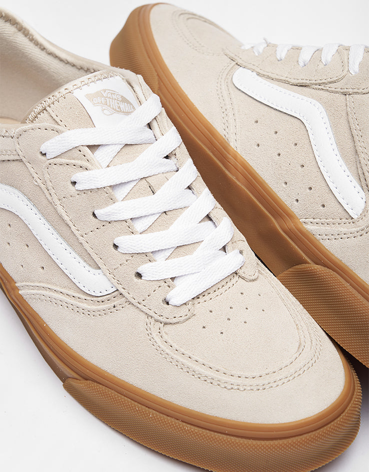 Vans Rowley Classic Skate Shoes - Oatmeal/Gum