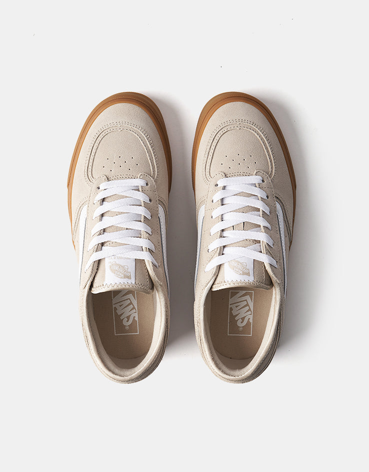 Vans Rowley Classic Skate Shoes - Oatmeal/Gum