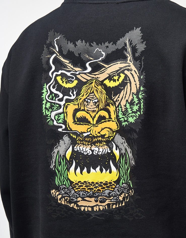 Santa Cruz Winkowski Big Foot Pullover Hoodie - Black
