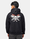 Santa Cruz Pace Torch Bones Pullover Hoodie - Black