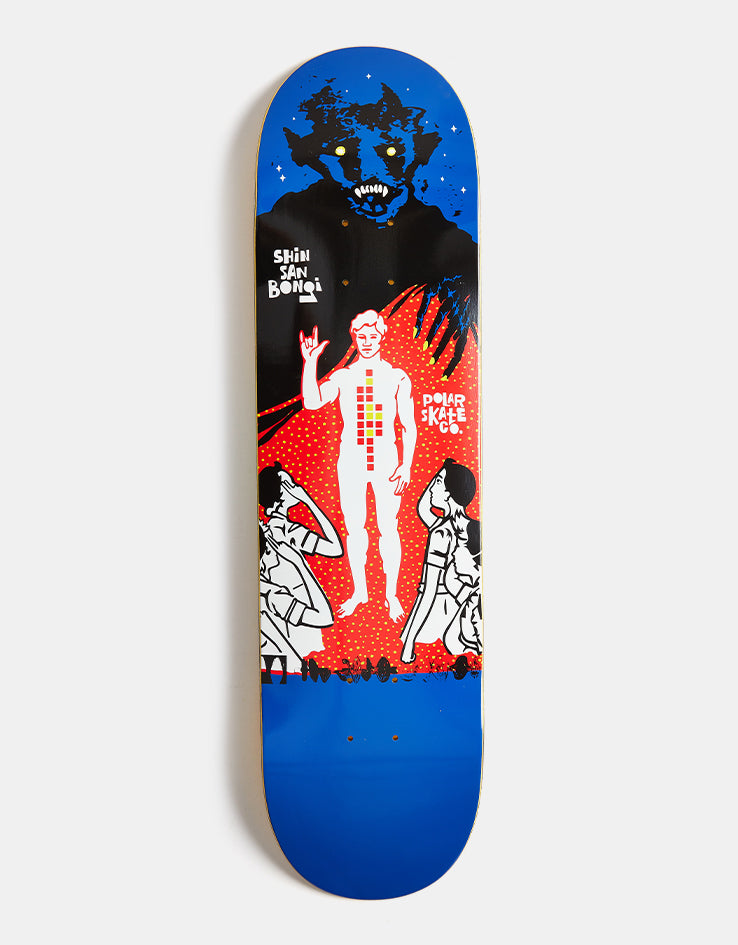 Fanzilla Chart Polar Shin Fanzilla Skateboard Deck - 8.25
