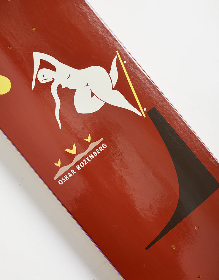 Polar Rozenberg BS Noseblunt Skateboard Deck - 8"
