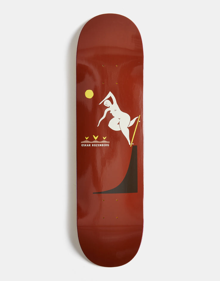 Polar Rozenberg BS Noseblunt 'SHORT' Skateboard Deck - 8.25"