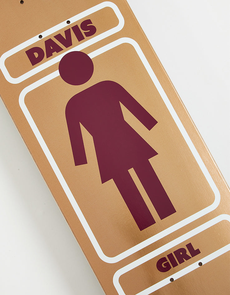 Girl Davis Metalls G052 Skateboard Deck - 8.25"