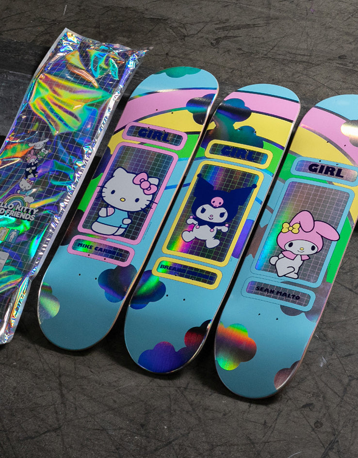 Girl Malto Hello Kitty Rainbow 'BLIND BAG' G089 Skateboard Deck - 8.25"