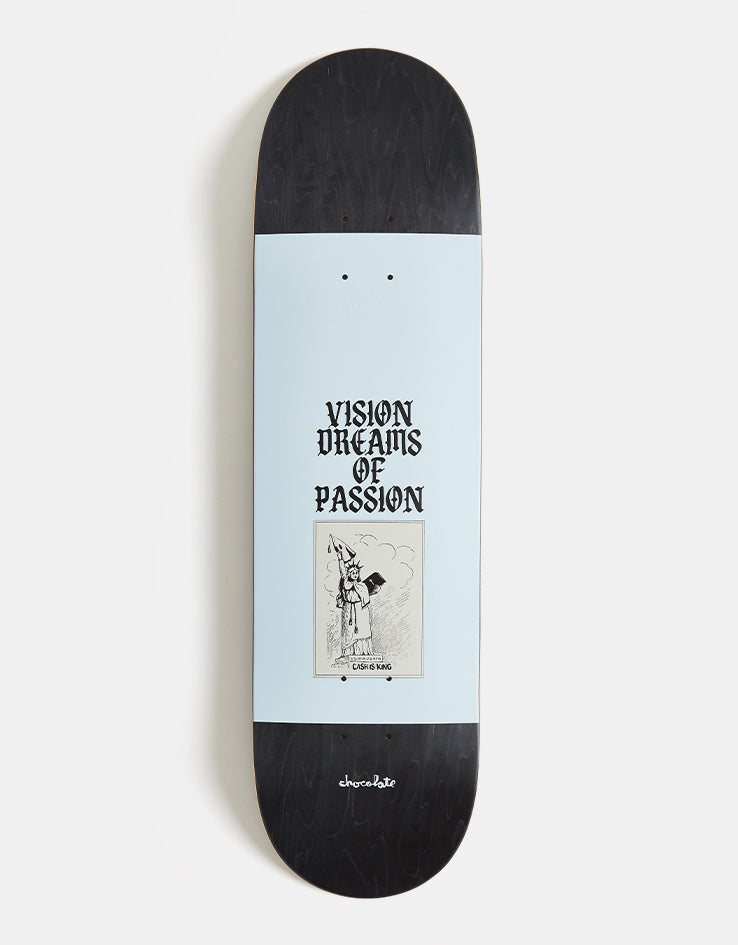 Chocolate Herrera White Lines G030 Skateboard Deck - 8.375"