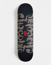 Chocolate Roberts Ink Blot 'TWIN TIP' G069 Skateboard Deck - 8.25"