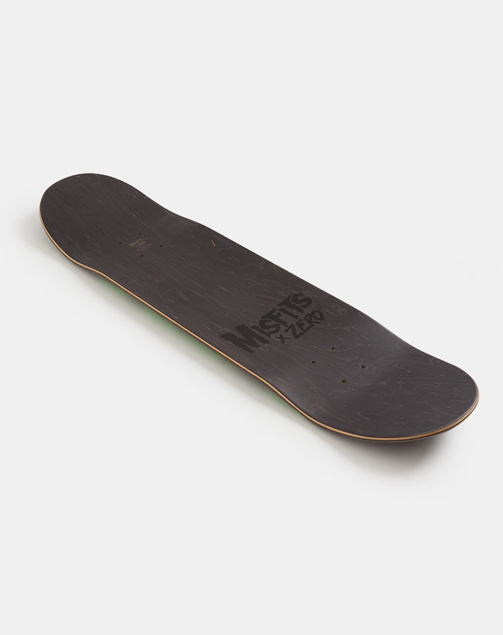 Zero x Misfits Fiend Skull Collage Skateboard Deck - 8.375"