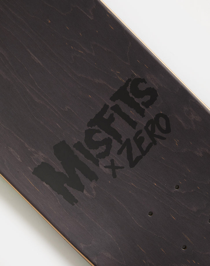 Zero x Misfits Fiend Skull Collage Skateboard Deck - 8.375"