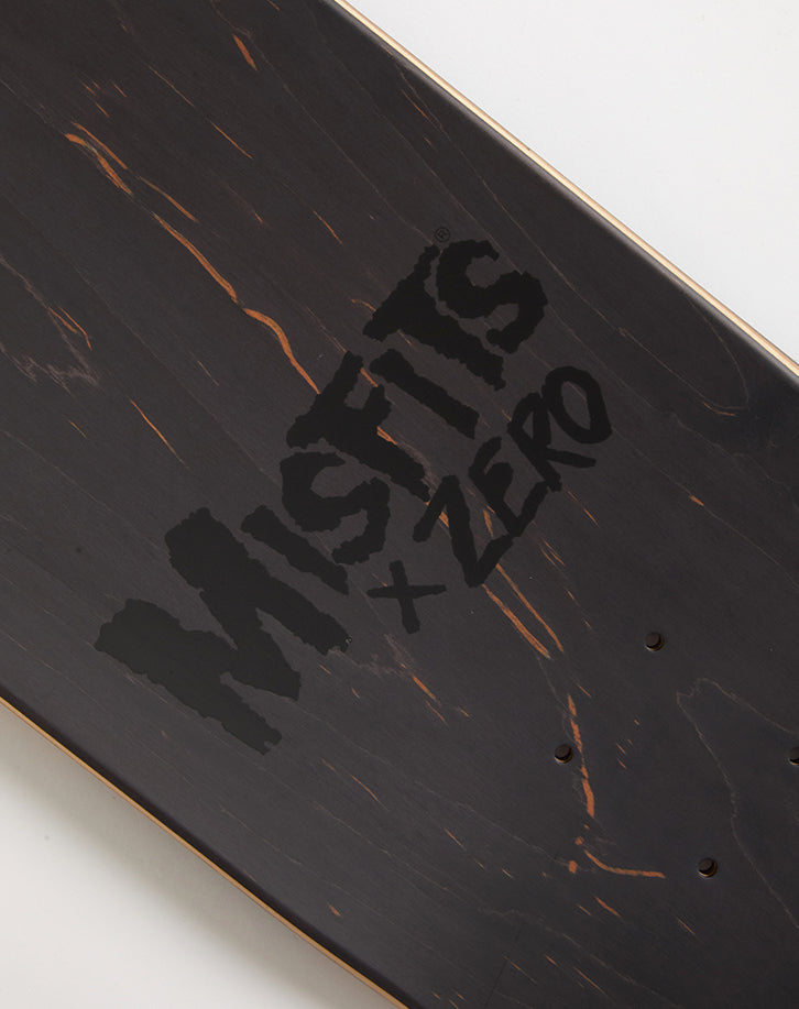 Zero x Misfits Fiend Skull Collage Skateboard Deck - 8.5"