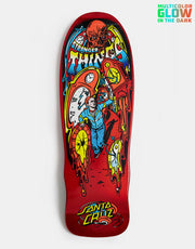 Santa Cruz x Stranger Things Grabke Max Melting Clock Skateboard Deck - 9.7"