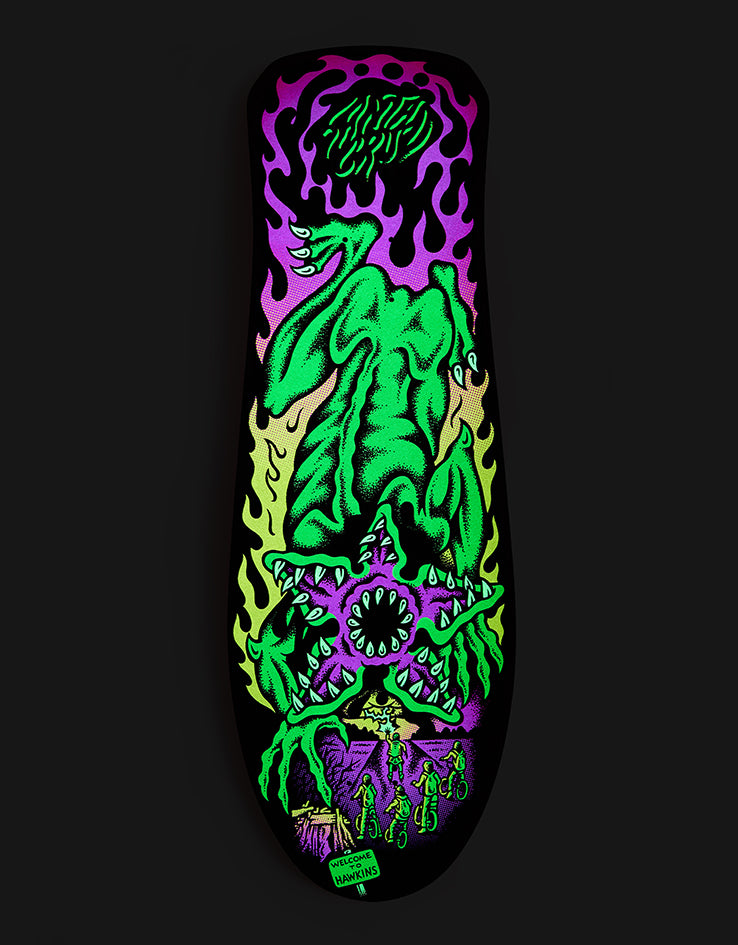 Santa Cruz x Stranger Things Salba Demogorgon Skateboard Deck - 10.3"