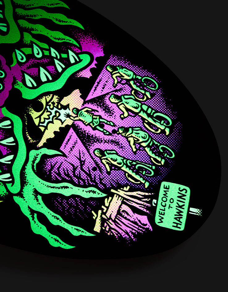 Santa Cruz x Stranger Things Salba Demogorgon Skateboard Deck - 10.3"