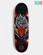 Santa Cruz x Stranger Things Hellfire Club Skateboard Deck - 8.25"