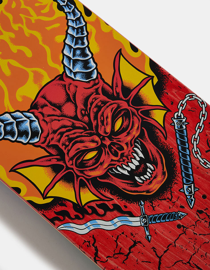 Santa Cruz x Stranger Things Hellfire Club Skateboard Deck - 8.25"