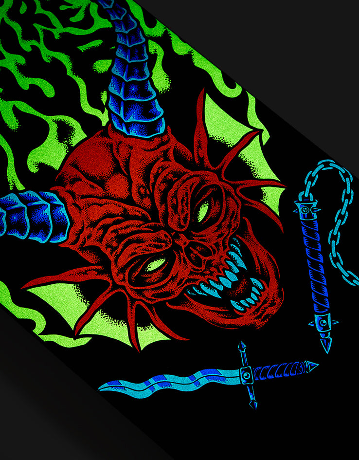 Santa Cruz x Stranger Things Hellfire Club Skateboard Deck - 8.25"