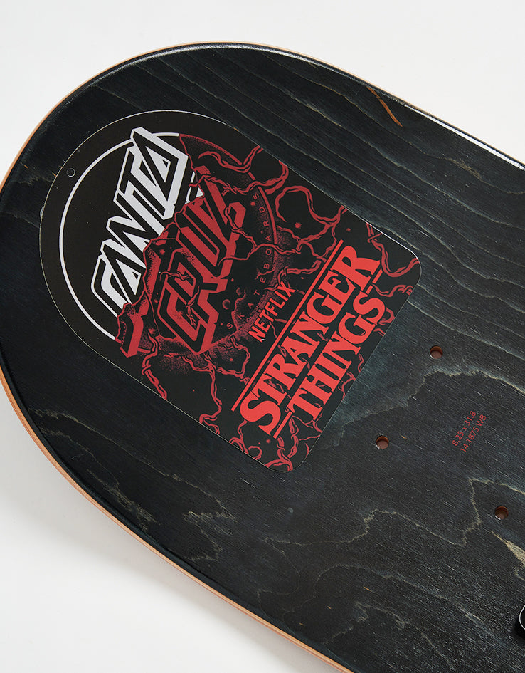 Santa Cruz x Stranger Things Hellfire Club Skateboard Deck - 8.25"