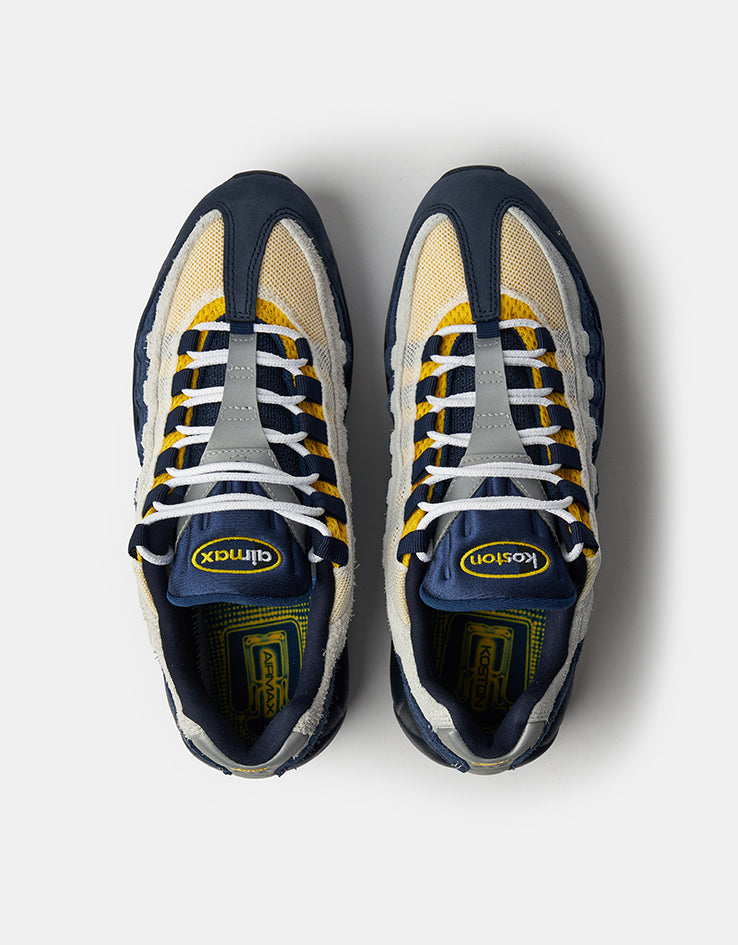 Nike SB x Eric Koston Air Max 95 Skate Shoes - Obsidian/Speed Yellow-Midnight Navy-Navy