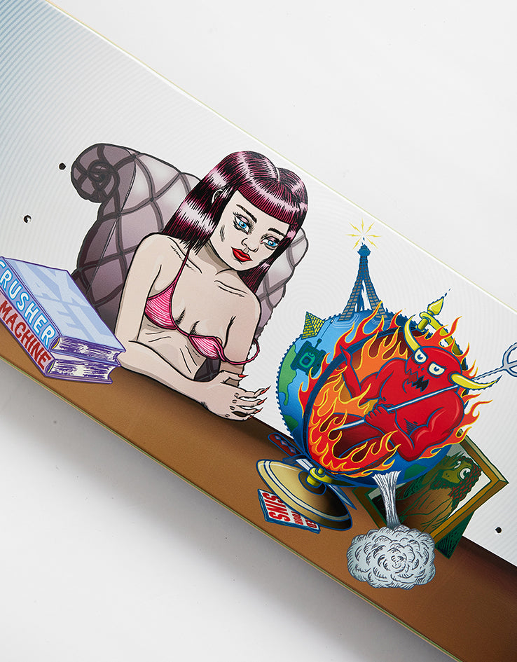 Toy Machine Axel Globe Skateboard Deck - 8.38"