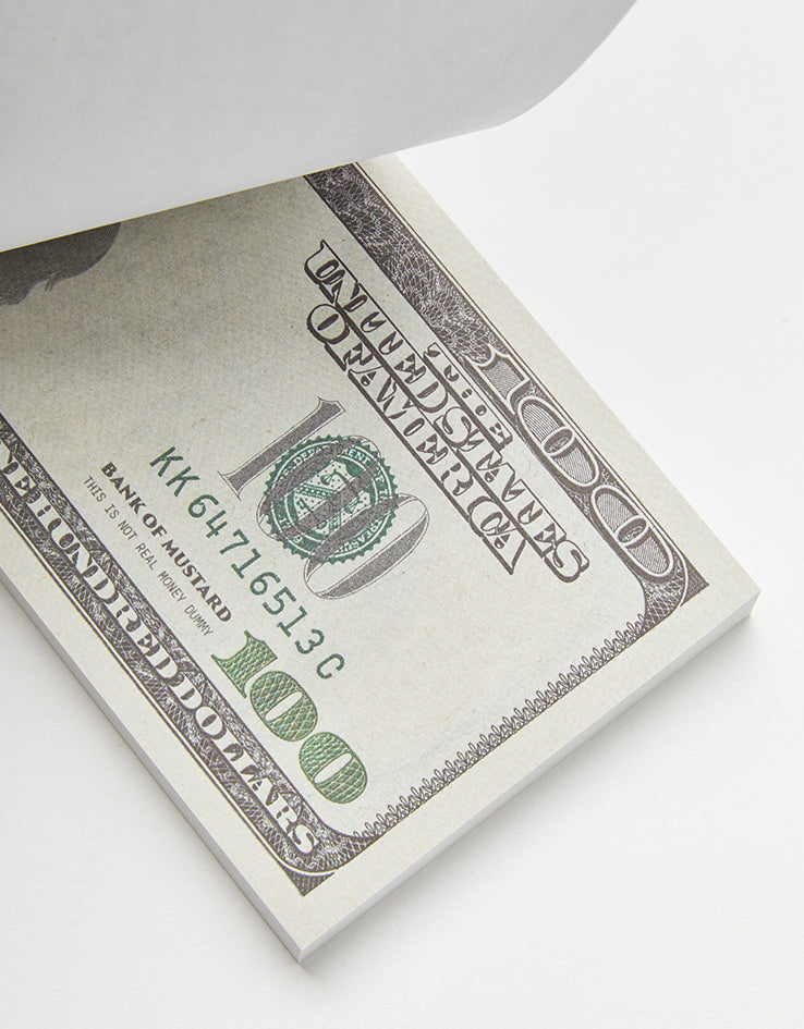 $100 Cash Sticky Notes