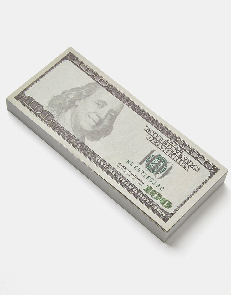 $100 Cash Sticky Notes
