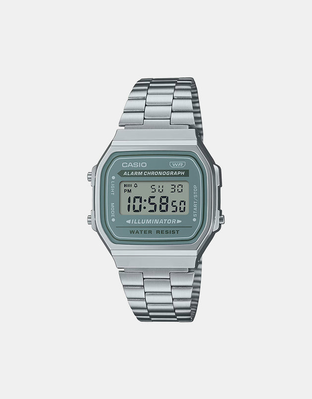 Casio A168WA-3AYES Watch - Silver