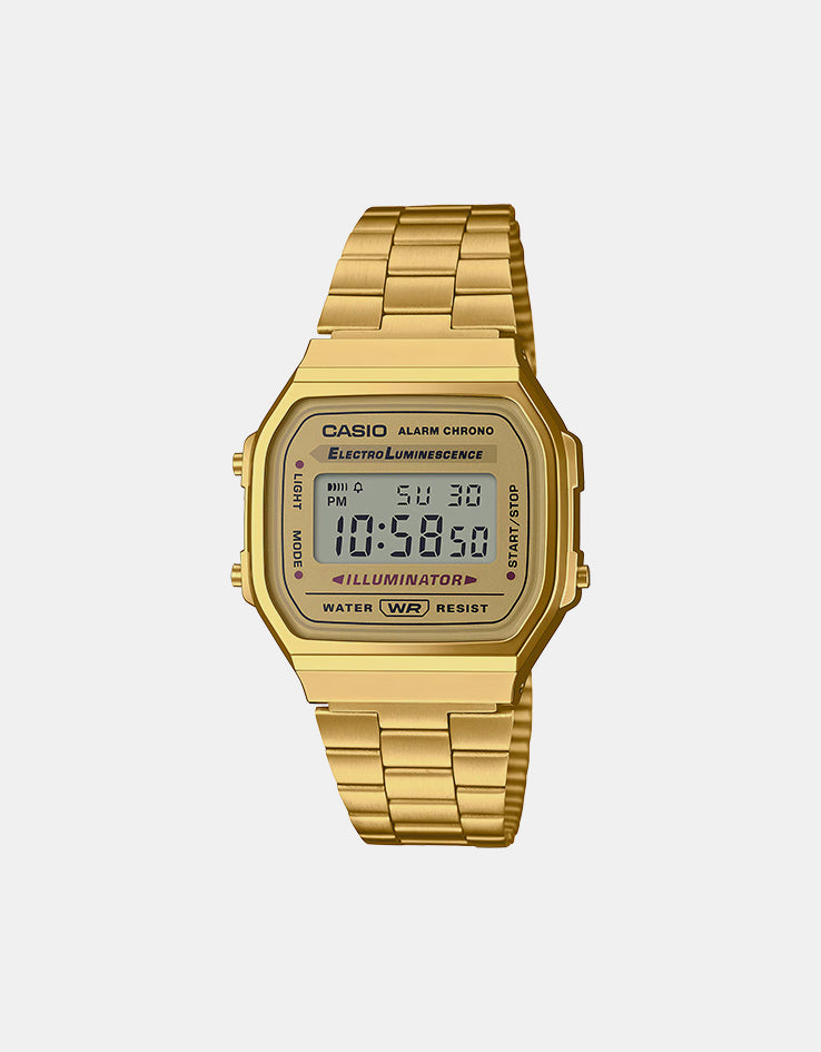 Casio A168WG-9EF Watch - Gold