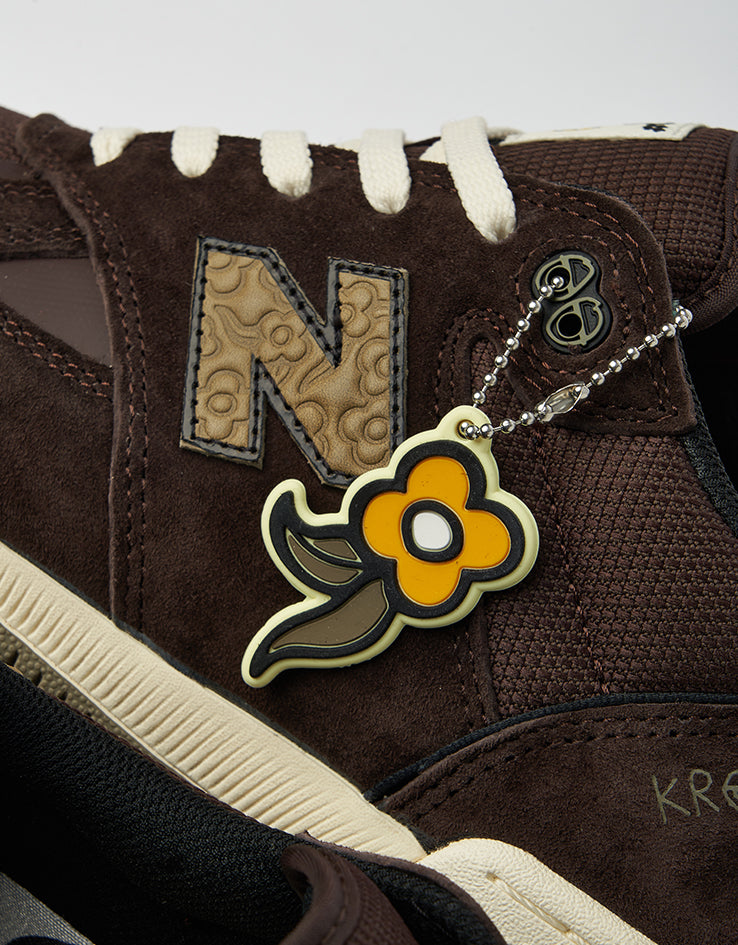 New Balance Numeric x Krooked Tom Knox 600 Skate Shoes - Brown
