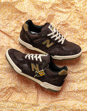 New Balance Numeric x Krooked Tom Knox 600 Skate Shoes - Brown