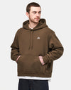 Nike SB Essential Logo Pullover Hoodie - Dark Hazel/White