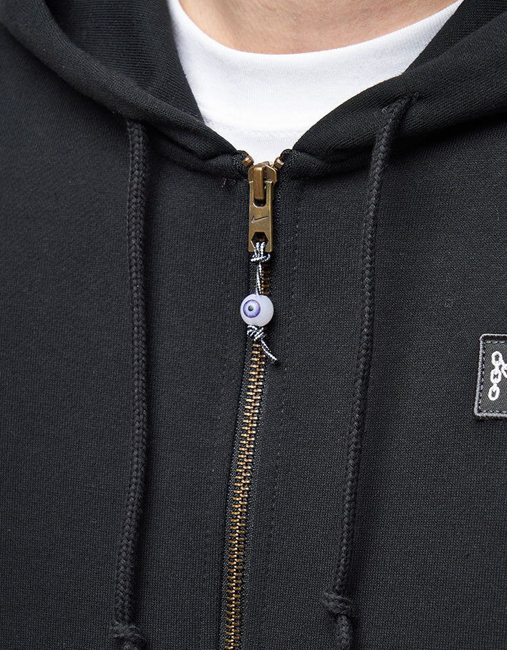 Nike SB Souvenir Pullover Zip Hoodie - Black