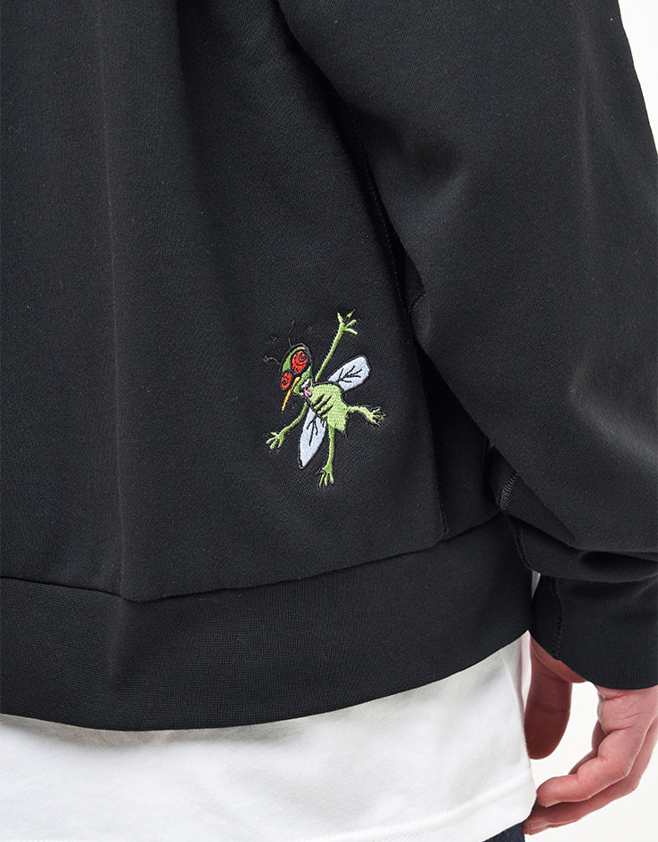 Nike SB Souvenir Pullover Zip Hoodie - Black