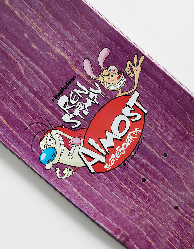 Almost x Ren & Stimpy Youness Room Mate R7 Skateboard Deck - 8"