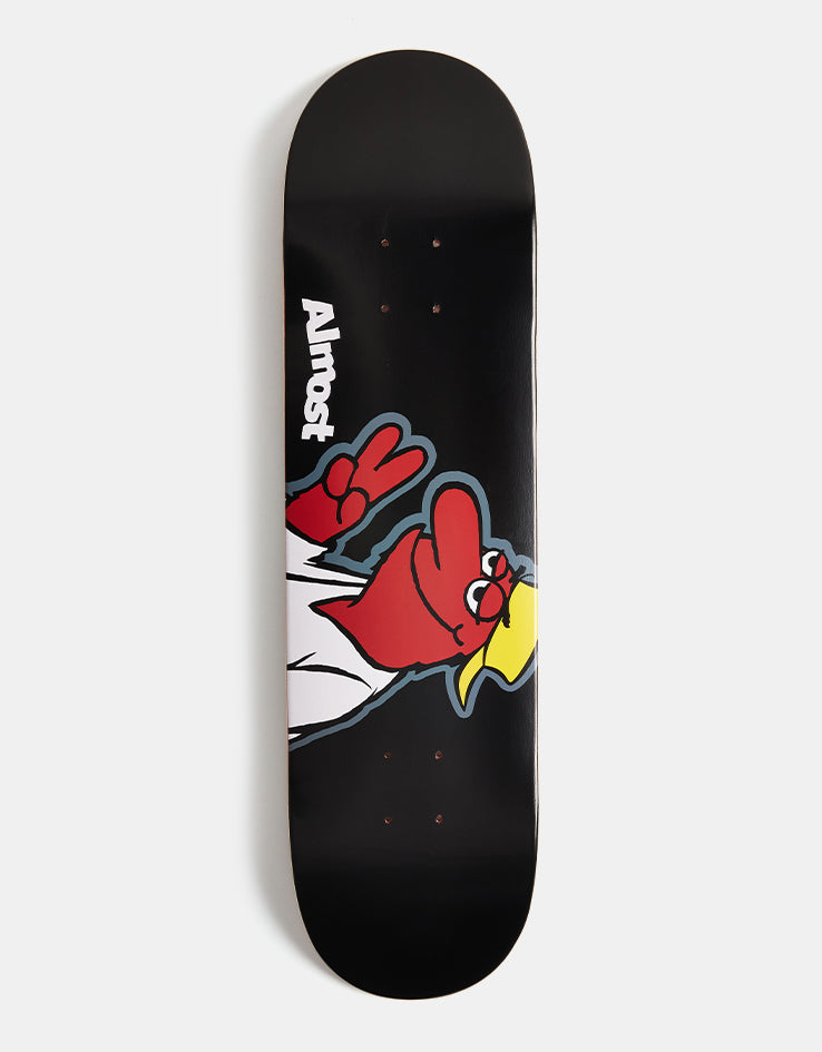 Almost Red Head Black HYB Skateboard Deck - 8.125"