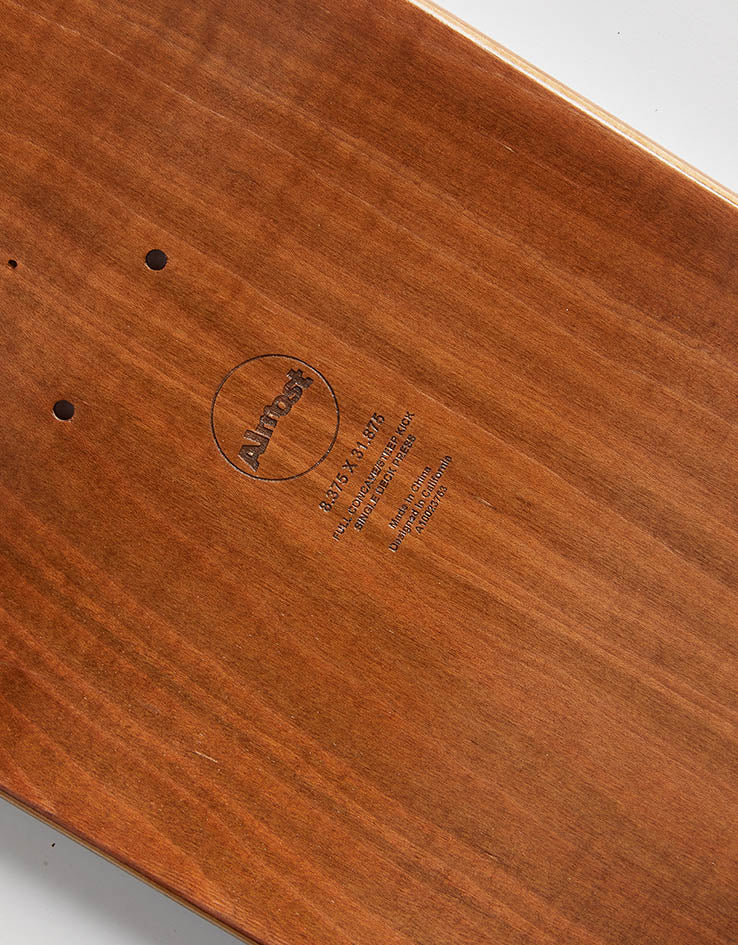 Almost Red Head White HYB Skateboard Deck - 8.375"