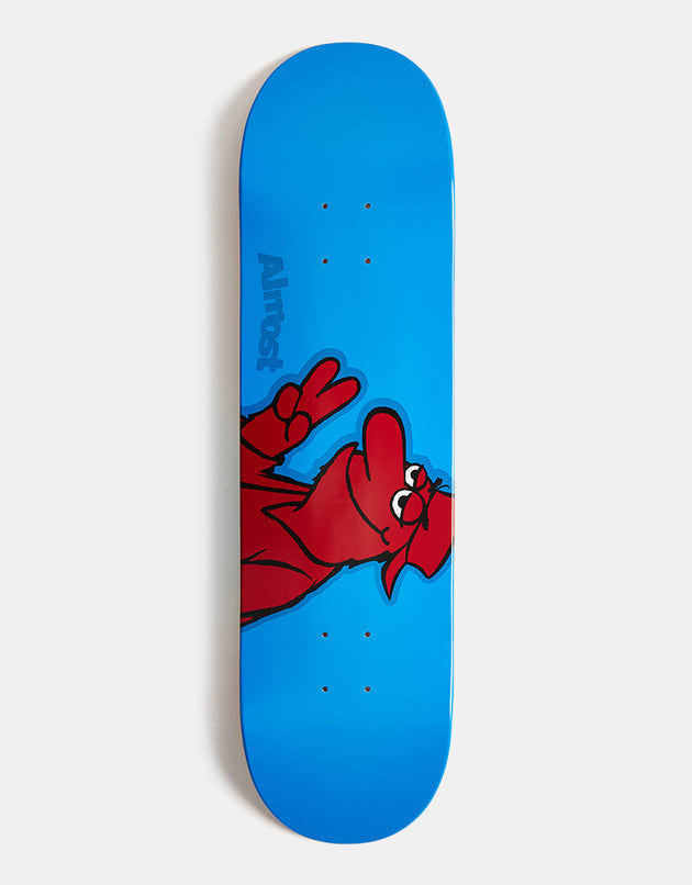 Almost Red Head Blue HYB Skateboard Deck - 8.375"