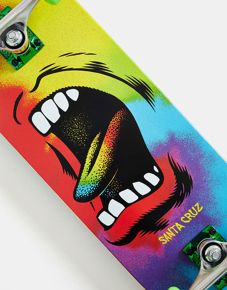 Santa Cruz Big Mouth Tie Dye Complete Skateboard - 8"