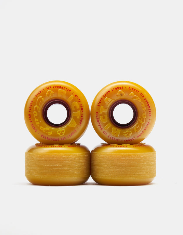 Ricta Clouds Mustard 86a Skateboard Wheels - 56mm