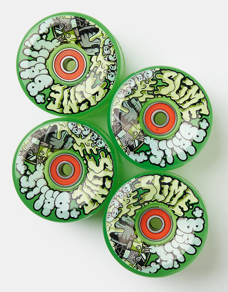 Slime Balls Accelerator OG Slime Light Ups 78a Skateboard Wheels - 66mm