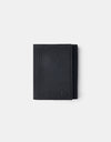 Route One Tri-Fold Canvas Wallet - Black