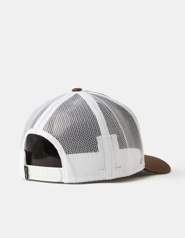 Brixton Tolman Netplus Trucker Cap - Pinecone Brown/White