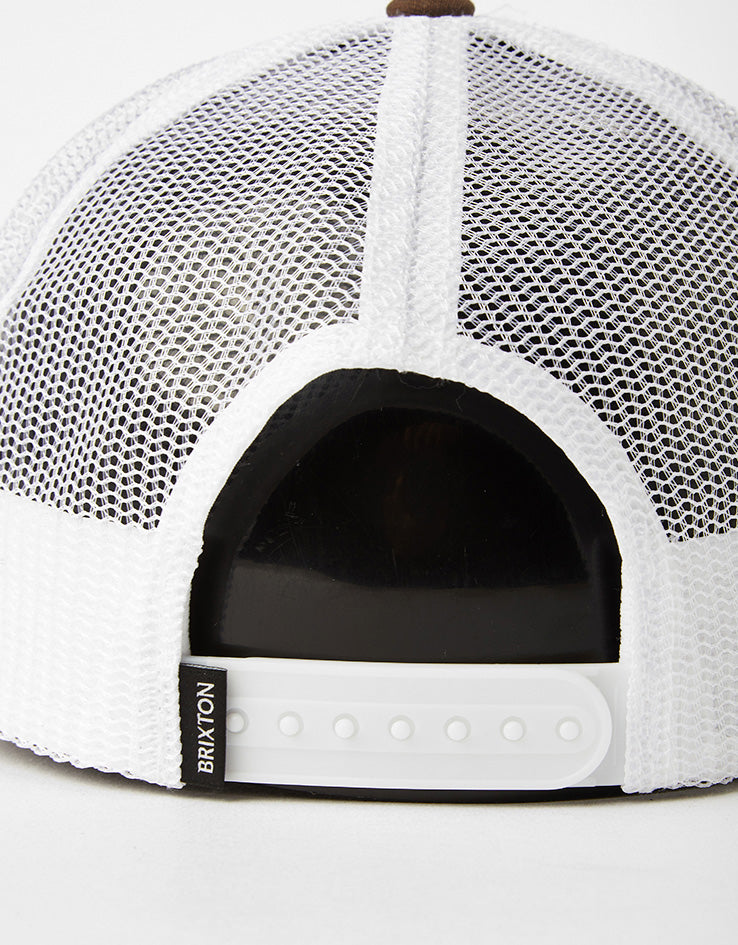 Brixton Tolman Netplus Trucker Cap - Pinecone Brown/White