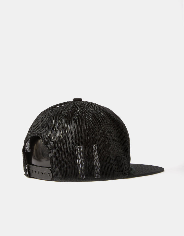 Brixton Chains Netplus Trucker Cap - Black/Black