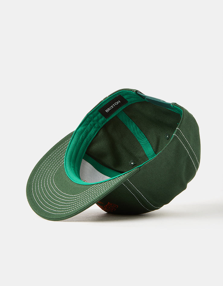Brixton Repair Shop Snapback Cap - Primal Green