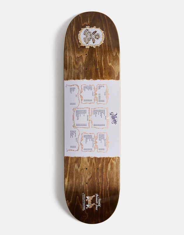 Pass Port Matlok Menu Series Skateboard Deck - 8.25"